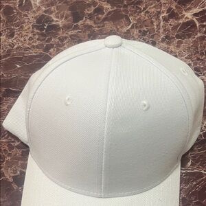 Sleek White Baseball Cap